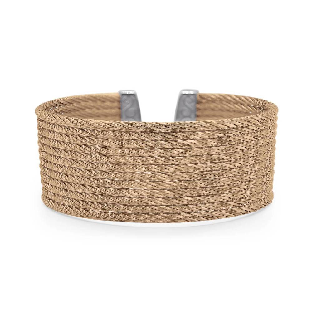 NEW ALOR women's cuff essentials 12-row cuff in rose